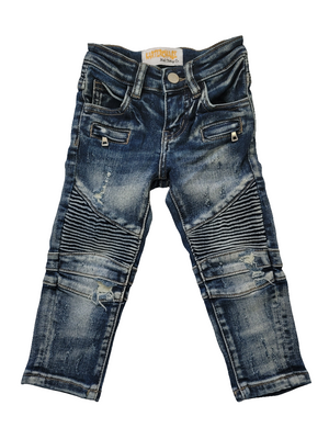 Distressed Denim Jeans